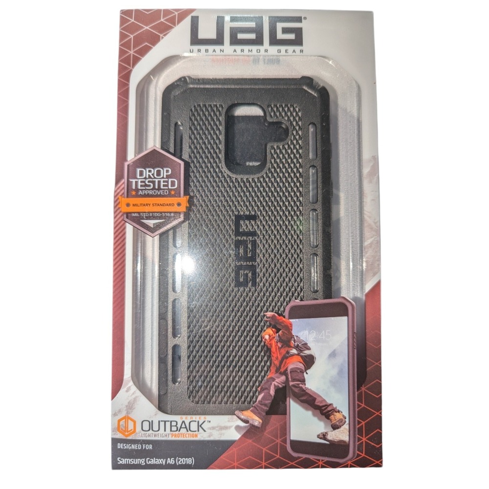 A5. UAG- Urban Armor Gear Outback Case for Samsung Galaxy A6‎ (2018) - Black